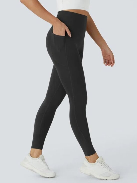 HALARA Pants - NWT Halara Black Athleisure Play it My Way Leggings Size XL